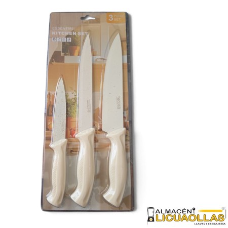 CUCHILLOS CERAMICOS X 3